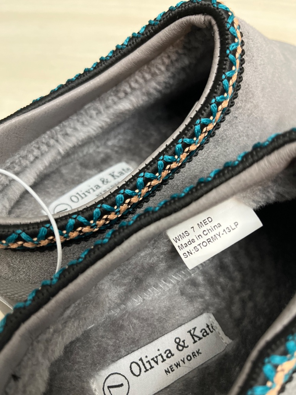 New Olivia & Kate Cozy Slippers - Picture 3 of 8